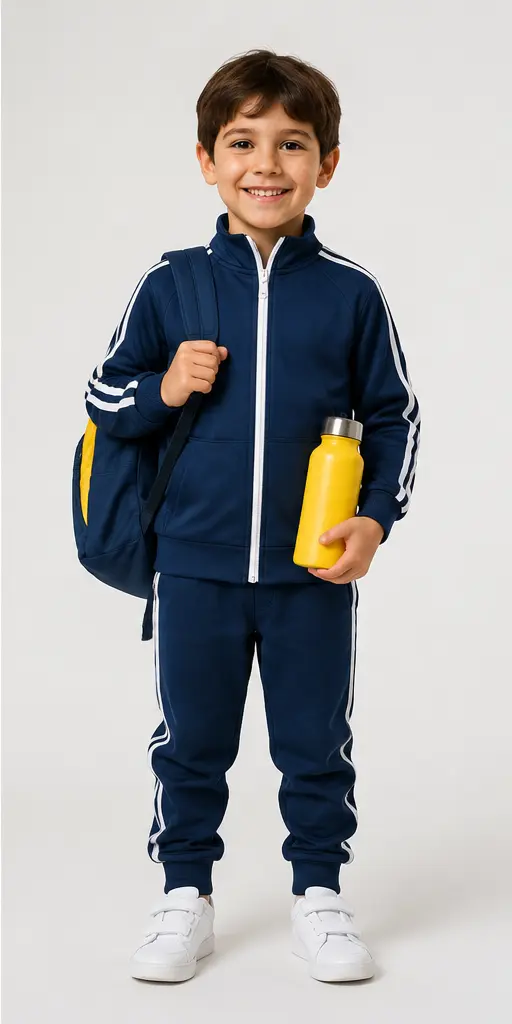 Bambino pronto per la scuola